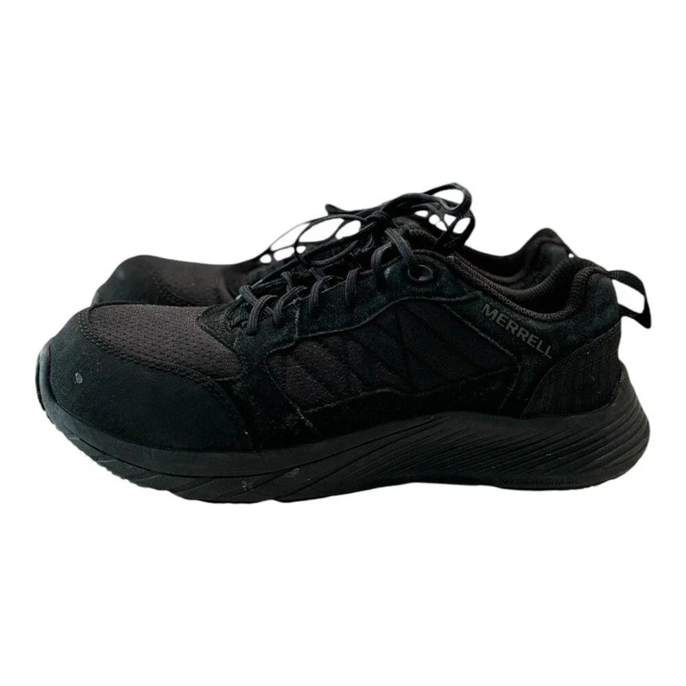Merrell Black Work Shoes Men Size 8.5 M ASTM EH SR EH EH EH EH EH
